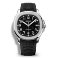 Montre Seiko Mod Aquanaut Noir équipée du mouvement automatique Seiko NH35, avec un cadran noir texturé à motif quadrillé et un bracelet en caoutchouc noir, pour une allure sobre, technique et contemporaine.