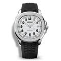 Montre Seiko Mod Aquanaut Panda équipée du mouvement automatique Seiko NH35, avec un cadran noir et blanc texturé à motif quadrillé et un bracelet en caoutchouc noir, pour une allure sobre, technique et contemporaine.