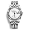 Montre Seiko Mod Datejust Who Cares I’m Already Late avec cadran aux inscriptions noires et trotteuse éclair noir, mouvement automatique Seiko NH35