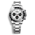 Montre Seiko Mod Daytona cadran blanc chronographe mouvement Seiko VK63 boîtier acier 316L