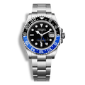 Montre Seiko Mod GMT Master II Batman, mouvement automatique NH34, lunette bicolore noire et bleue et verre saphir inrayable