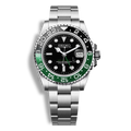 Montre Seiko Mod GMT Master II Hulk automatique NH34, lunette verte et noire en céramique et cadran assorti