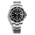 Montre Seiko Mod Submariner noire avec lunette en céramique noire 40mm en acier inoxydable 316L et mouvement automatique Seiko NH35