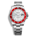Montre Seiko Mod Submariner lunette rouge avec boîtier en acier inoxydable 316L, verre saphir inrayable et mouvement automatique Seiko NH35